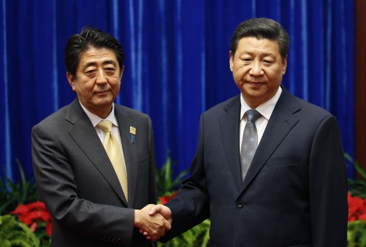 Japan and China look to strengthen ties at G-20 summit, even as Trump looms large