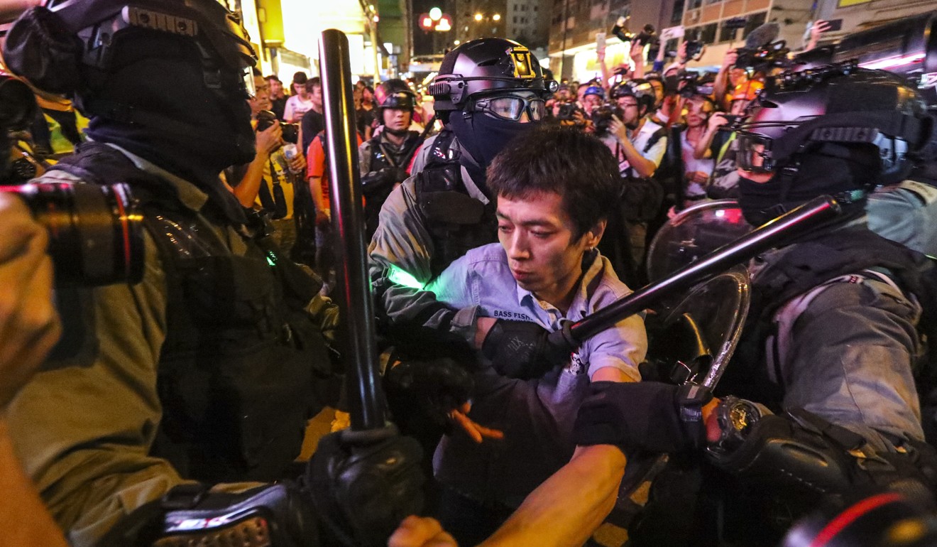 Hong Kong protests: man seriously hurt after attack by anti-government demonstrators as street fights between rival groups erupt