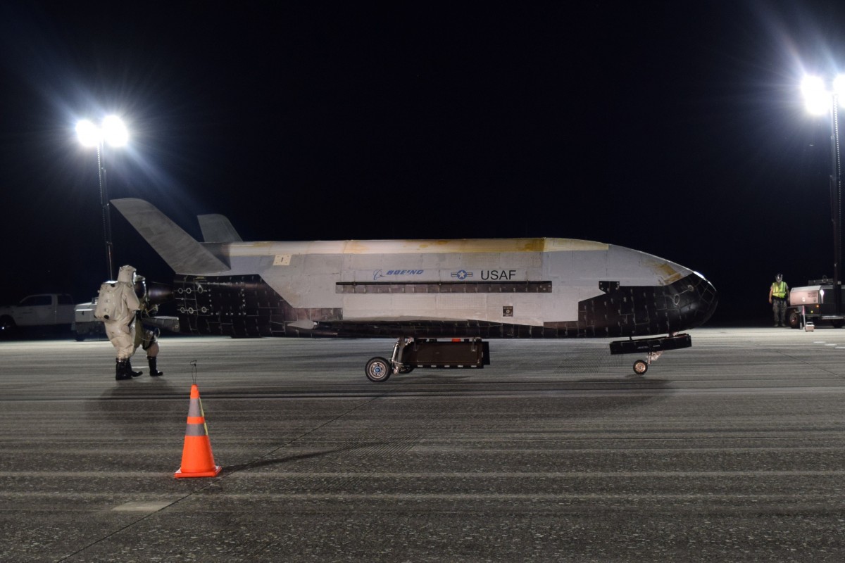 Does US space plane X-37B mark start of new military frontier?