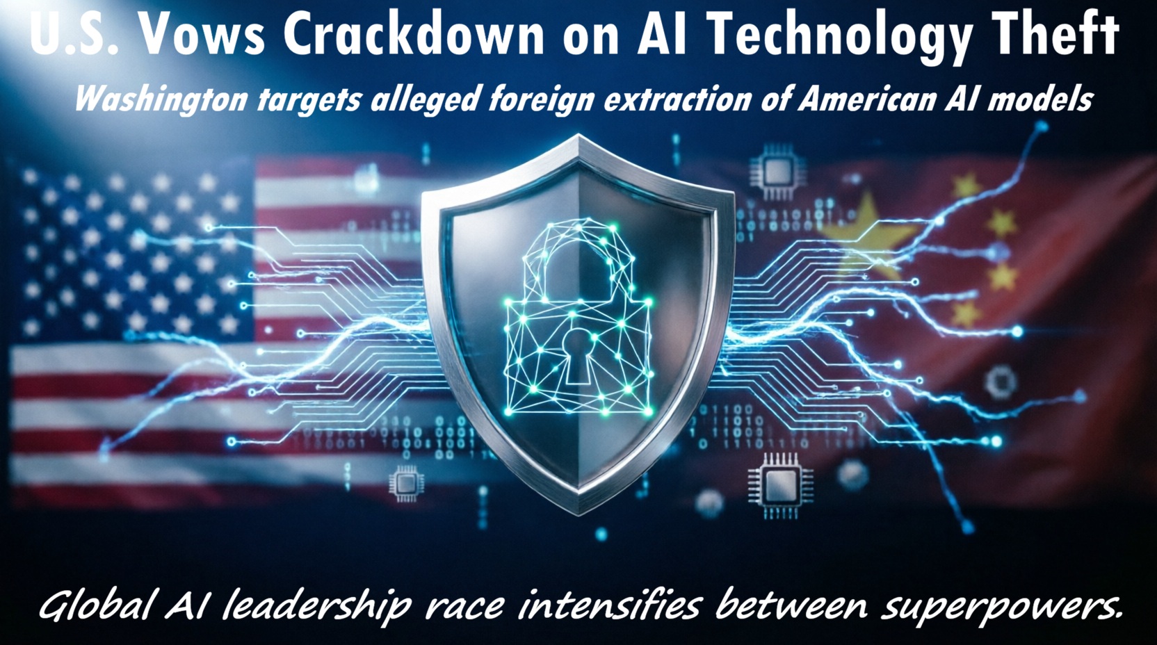 U.S. Vows Crackdown on China Over Alleged Theft of American AI Technology