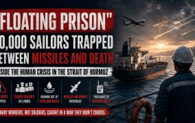 “Floating Prison” in the Strait of Hormuz: 20,000 Sailors Trapped Between Missiles and Death