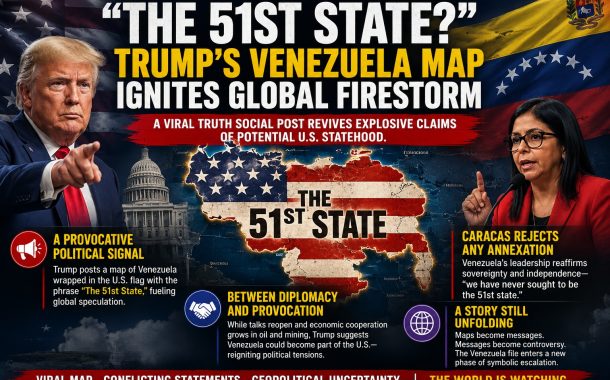 The 51st state: Trump’s Venezuela map controversy