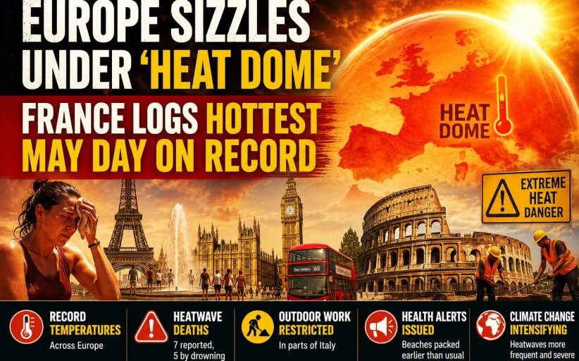 Europe Under Siege: Deadly “Heat Dome” Turns Cities into Furnaces as Record Temperatures Trigger Chaos