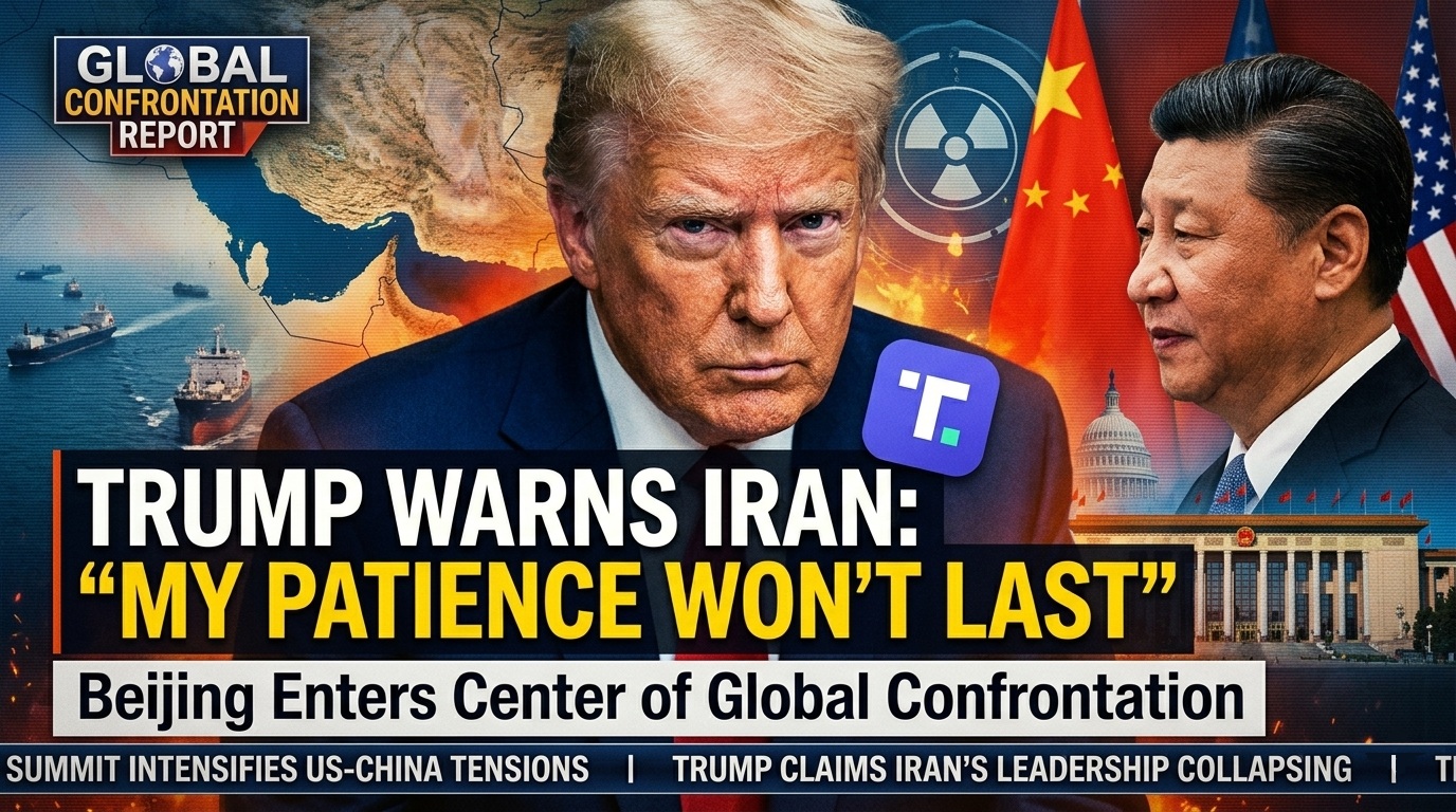 Trump Warns Iran: “My Patience Won’t Last”… As Beijing Enters the Center of the Global Confrontation
