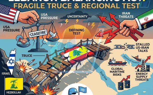 Between Washington’s Pressure and Tehran’s Threats: Lebanon Balances on a Fragile Truce as the Region Faces a Defining Test