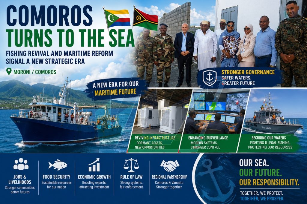 COMOROS TURNS TO THE SEA
