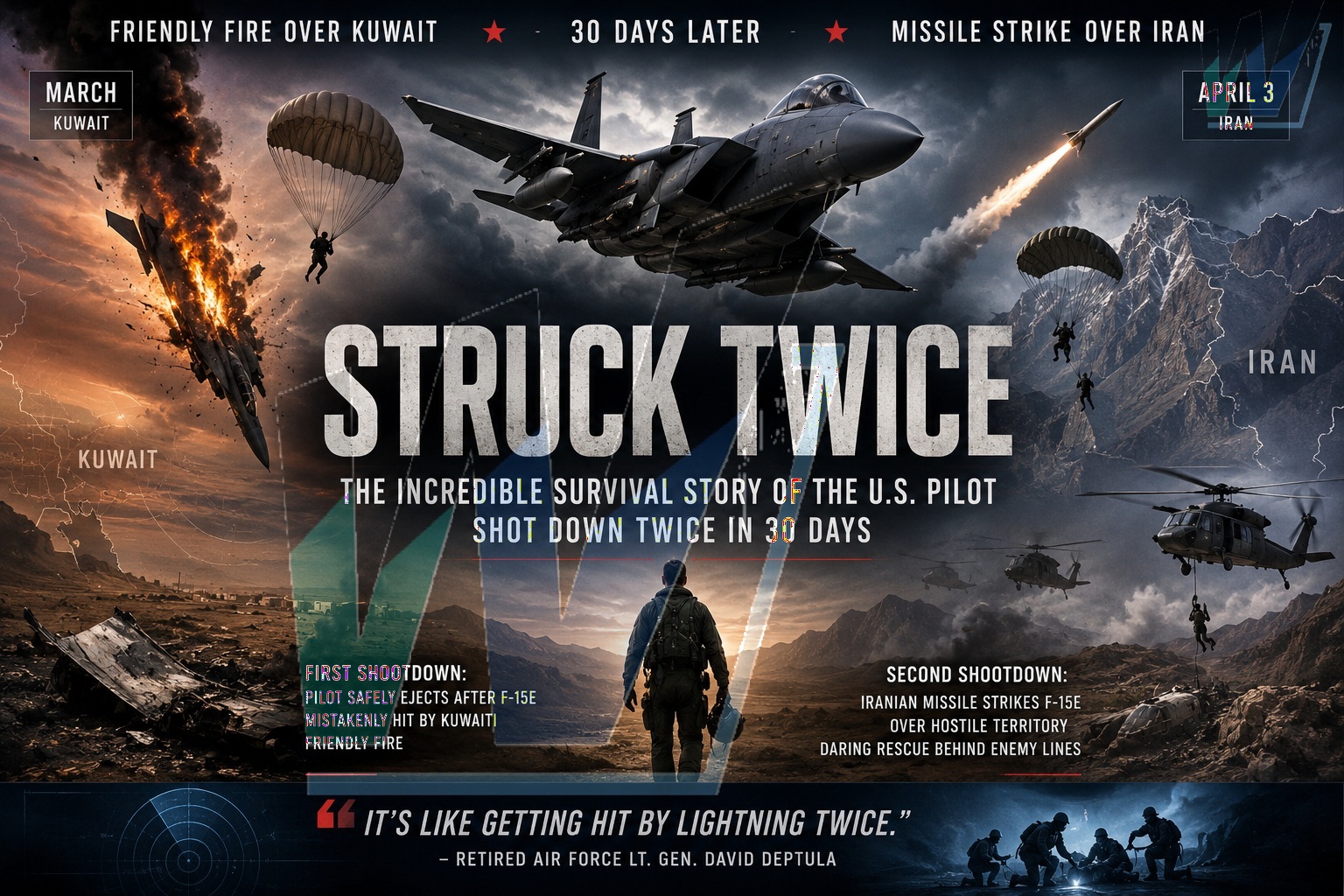 Struck Twice: The Extraordinary Story of the U.S. Pilot Shot Down by Friendly Fire and Then Over Iran