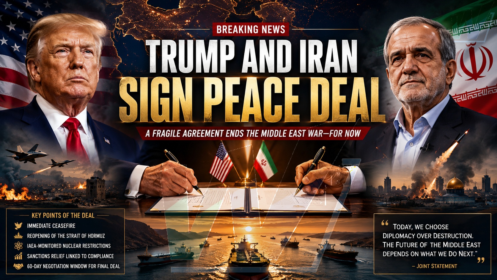 PEACE ON PAPER, TENSION IN THE AIR