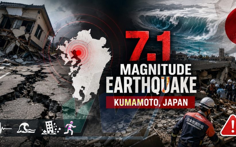 Japan Rocked by Powerful 7.1-Magnitude Earthquake: Tsunami Warning, Collapsed Buildings and Massive Rescue Operation Grip Kyushu