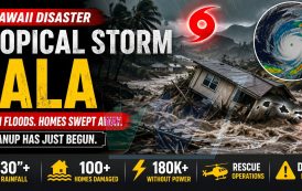 Tropical Storm Lala Leaves Hawaii Facing a Long Cleanup