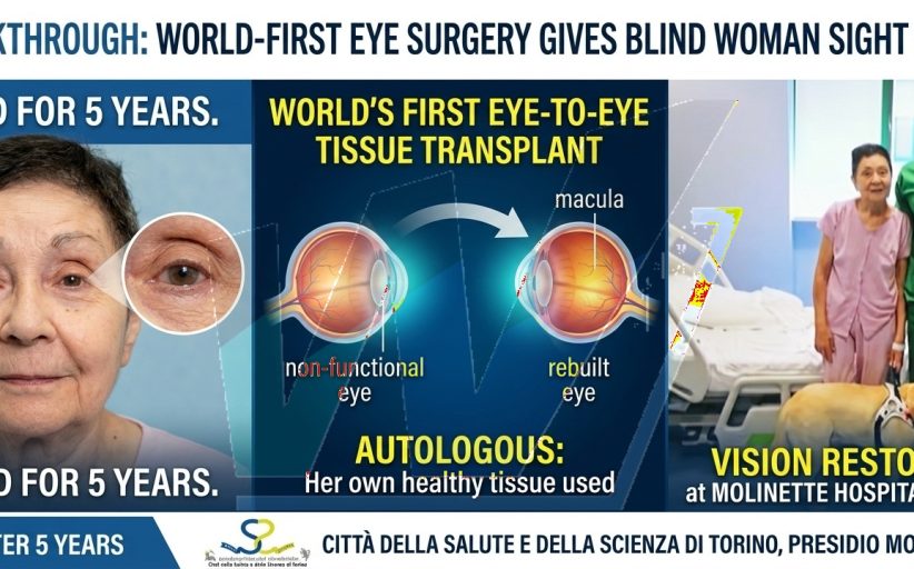 Historic Surgery Gives a Blind Woman the Gift of Sight Again