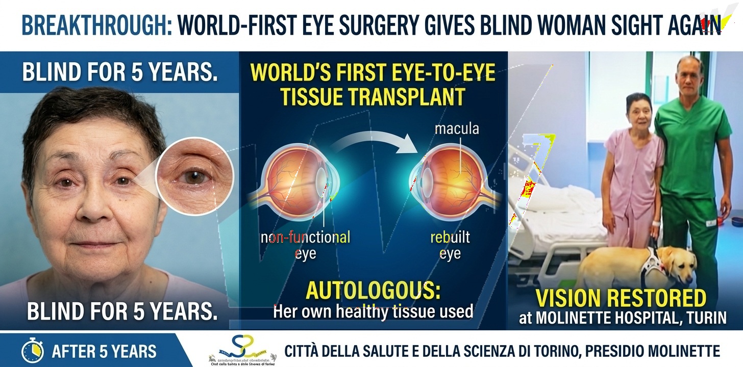 Historic Surgery Gives a Blind Woman the Gift of Sight Again