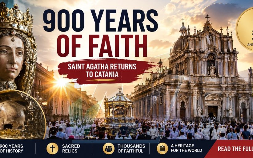 SAINT AGATHA’S RELICS RETURN TO THE STREETS OF CATANIA, 900 YEARS AFTER THEIR JOURNEY HOME