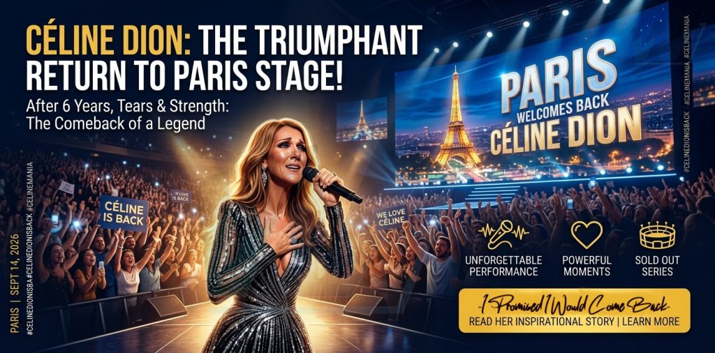 Céline Dion Is Back: Tears, Triumph and a Paris Stage Six Years Later