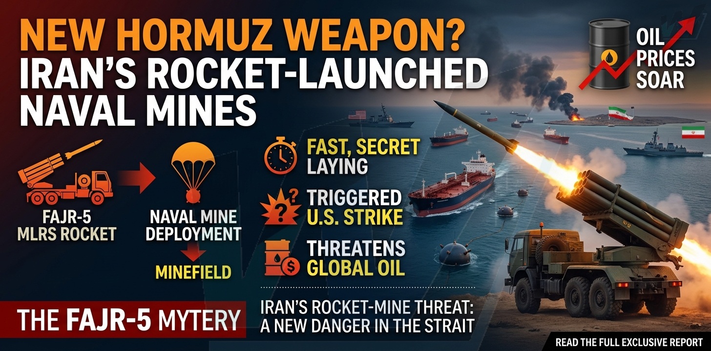 Iran’s Secret Hormuz Weapon? Did Tehran Turn Rockets into Naval Mine Launchers?