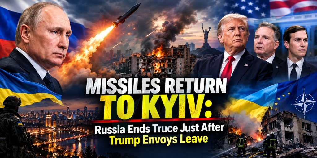 Missiles Return to Kyiv, Just as Diplomacy Leaves