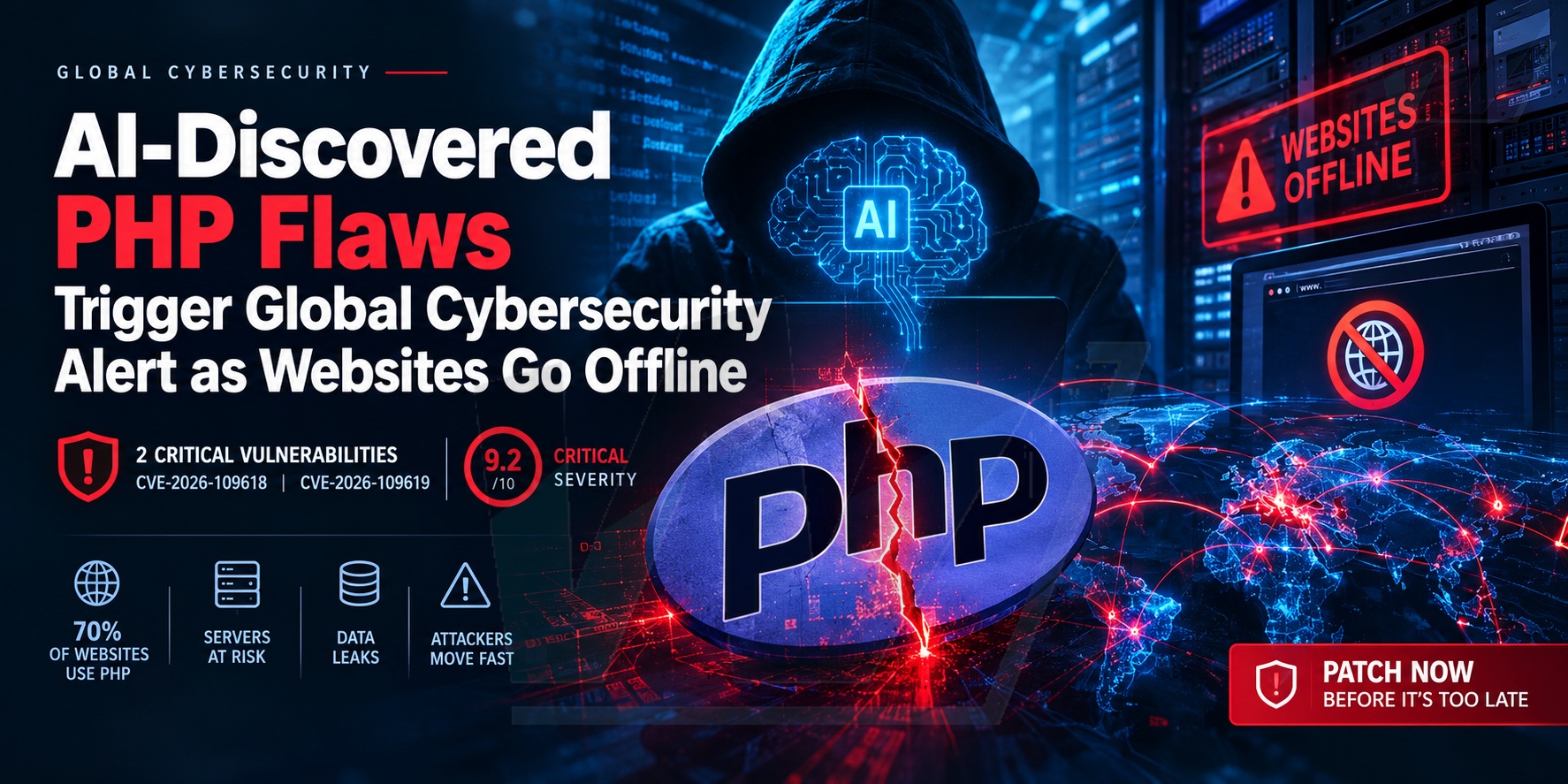 AI-Discovered PHP Flaws Trigger Global Cybersecurity Alert as Websites Go Offline