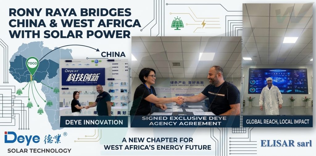 Rony Raya Bridges China and West Africa in a Major Solar Energy Opportunity with Deye