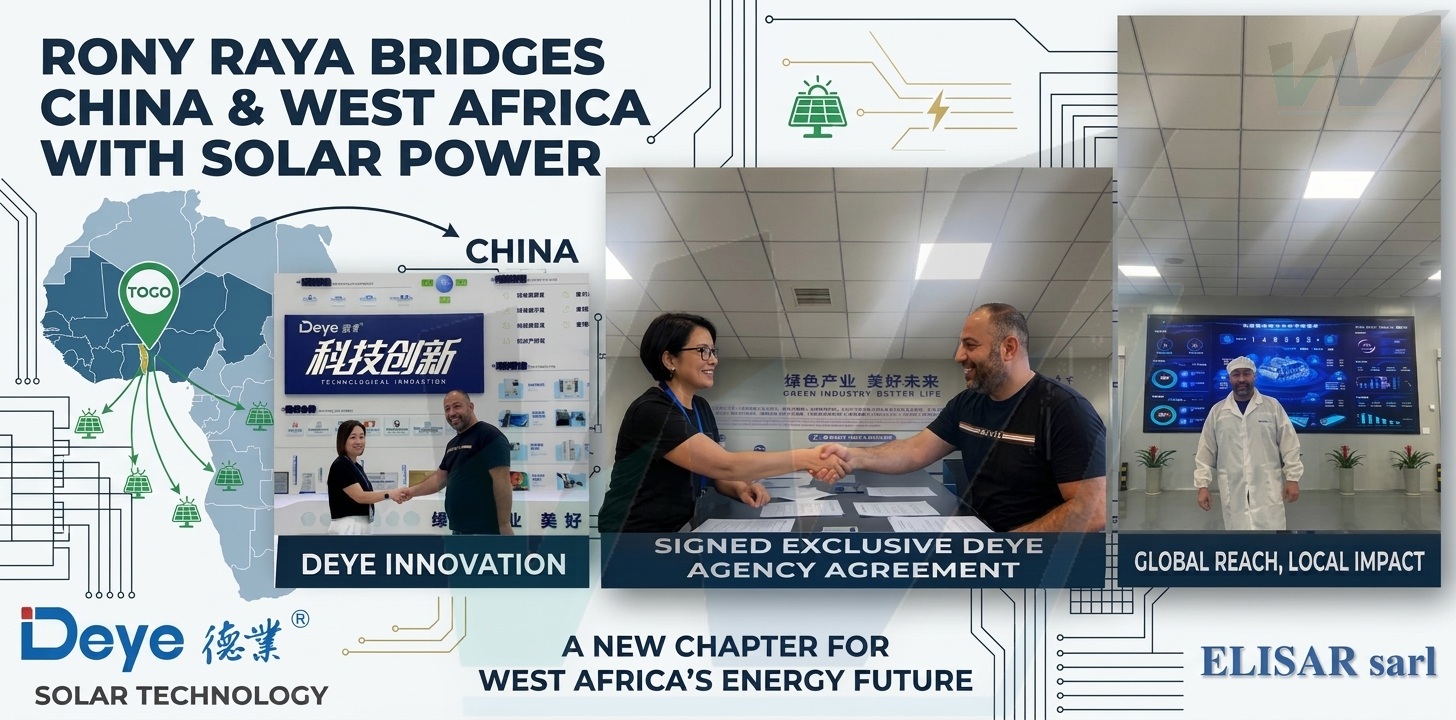 Rony Raya Bridges China and West Africa in a Major Solar Energy Opportunity with Deye